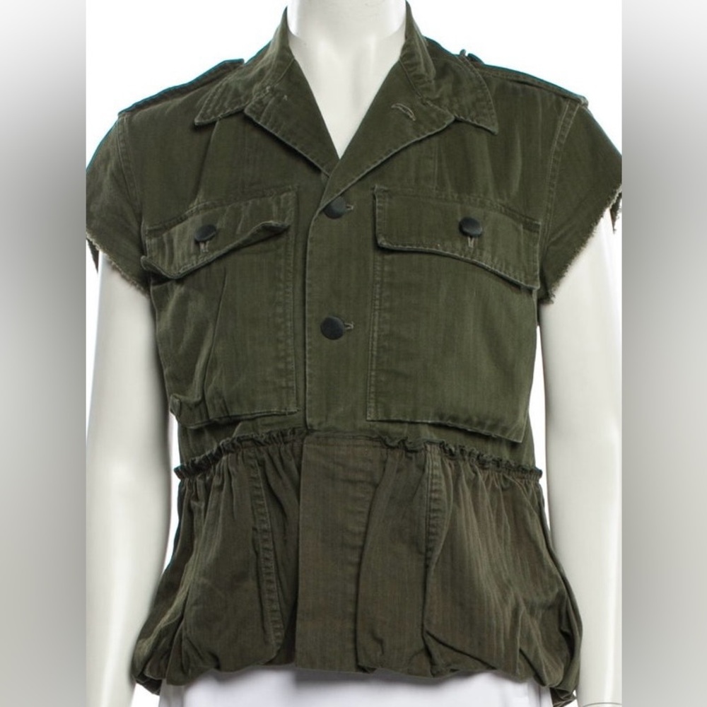 Harvey Faircloth olive Drab Field jacket vest
